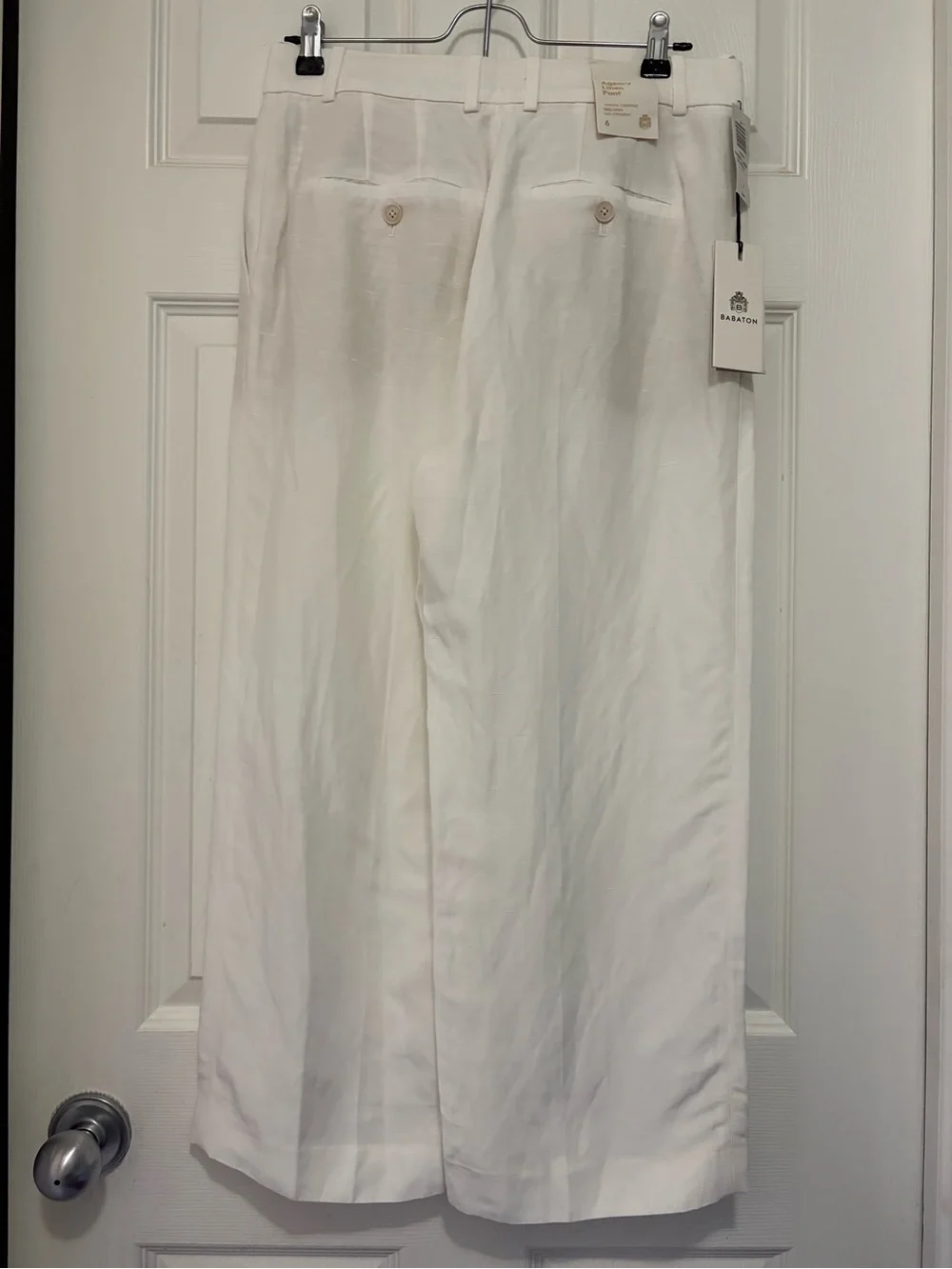 Aritzia Babaton Agency Linen pants cropped - Picture 3 of 10